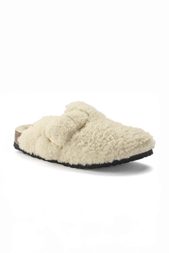 Boston Big Buckle Shearling Eggshell